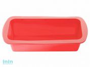 Форма для выпечки, силиконовая, прямоугольная, 27 х 13.5 х 6 см, красная, PERFECTO LINEA