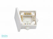 Коробка распаячная (монтажная)  КМ-222 BYLECTRICA (Для монтажа на сплошные стены из несгораемых материалов после монтажа здания и разводки медных пров