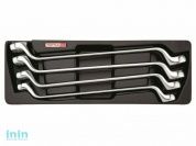 Набор-сет ключей накидн.75° 21-32мм 4шт. 136х364мм TOPTUL (GAAT0402)