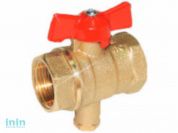 Кран шаровый 3/4" для термодатчика , PN1,6 МПа, 11Б27п13, Цветлит