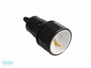 Розетка 1-ая переносная (с/з, 16А, 250В) черная, Bylectrica (Розетка переносная с заземляющим контактом Гарантийный срок:24 месяца)