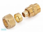 Ниппель 16(2.0)х3/4" нар. для трубы PEX General Fittings