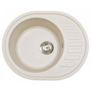 Кухонная мойка ZorG Roso 62 (белый камень)