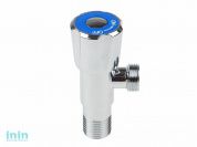 Кран установочный 1/2"х1/2" нержавеющая сталь син. AVZAK-351B AV Engineering