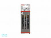 Пилка лобз. по керамике T150RIFF (3 шт.) BOSCH (пропил прямой, тонкий, Carbide Technology, разведенные зубья)