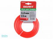 Леска ф 3.0 мм х 15 м шестигр. сеч. ВОЛАТ