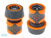 Муфта быстросъемная 3/4" с автостоп. STARTUL GARDEN (ST6016-4-3/4) (soft touch, двухкомпонентная)