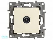 Розетка 1-ая телевизионная звезда 2дБ, 0-2400MHz (скрытая) слоновая кость, Etika, Legrand (ETIKA - РОЗЕТКА TV ЗВЕЗДА 2ДБ, 0-2400MHZ (СЛ.КОСТЬ))