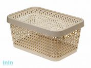 Ящик для хранения с крышкой ПИРУЛА 125х267х183 (латте) (IDEA)