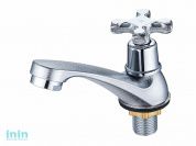 Кран водоразборный на гайке 1/2, керамич. JIK15-A102-A-4X (4 шт. в уп.) SOLONE (Смеситель цинковый, Гарантия 1 год) (G.LAUF)