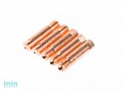 Трубка контактная Ф 0.8 мм M6х25 мм E-Cu (набор 5 шт) SOLARIS (контактный наконечник)