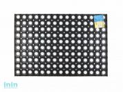 Коврик придверный 40х60 см, черный, "Соты", TM YPgroup (Размер 40х60 см. Материал: вулканизированная непористая резина. Толщина 1,5 см)