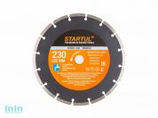 Алмазный круг 230х22 мм универс. сегмент. MASTER STARTUL (сухая/мокрая резка)