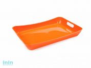 Поднос Funny (Фанни), мандарин, BEROSSI (Изделие из пластмассы. Размер 422 х 282 х 52 мм)