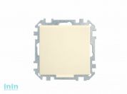 Розетка 1-ая (скрытая, с/з, с крышкой, з/ш) бежевая, Стиль, BYLECTRICA (штепсельная с заземляющим контактом с крышкой со шторками для скрытой установк