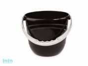 Ведро Practic (Практик) 10 л, черный, BEROSSI (Изделие из пластмассы. Литраж 10 л)