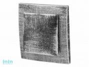 Выключатель 1 клав. (cкрытый, 6А) серебро, Стандарт, Юпитер (VS 16-131 ЧС) (ЮПИТЕР)