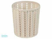 Подставка ВЯЗАНИЕ круглая (белый) (IDEA)