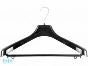 Вешалка костюмная №4Р, пластмассовая, черная, 420 х 55 х 255, ЛИТОПЛАСТ