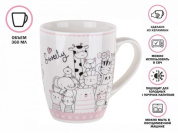 Кружка керамическая, 360 мл., ANIMAL FRIENDS-2, PERFECTO LINEA (30-063442)