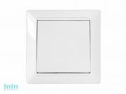 Выключатель 1 клав. (скрытый, 10А) на 2 направления белый, Стиль, Bylectrica (Выключатель одноклавишный на два направления скрытой установки Гарантийн