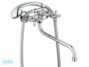 Смеситель для ванны рез. JML7-A605 G.lauf (Смеситель цинковый, Гарантия 5 лет)