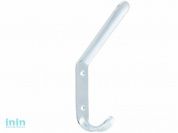 Крючок-вешалка №4 белый цинк STARFIX