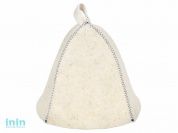 Шапка для бани, Классика, "Цветной зигзаг", HOT POT из войлока