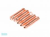 Трубка контактная Ф 1.0 мм M6х25 мм E-Cu (набор 5 шт) SOLARIS (контактный наконечник)