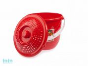 Ведро Practic lux (Практик люкс) с крышкой 10 л, роза, BEROSSI (Изделие из пластмассы. Литраж 10 л)