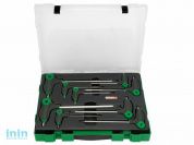 Набор ключей L-Type TORX 2-10мм 9шт в пласт.боксе TOPTUL (GZC0904)