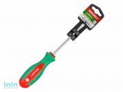 Отвертка "-" 5,0х100мм SL ВОЛАТ (шлицевая Slotted, двухкомп. рукоятка)