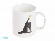 Кружка керамическая, 350 мл, Котенок и пузырьки, PERFECTO LINEA