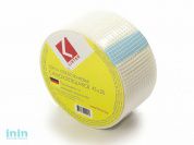 Лента стеклотканевая (серпянка) 45ммх20м самокл. (LIHTAR)