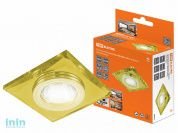 Светильник встраиваемый СВ 03-01 MR16 50Вт G5.3 жёлтый/золото TDM