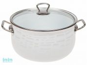 Кастрюля стальная эмалированная, 2.8 л, серия Метелица, PERFECTO LINEA (диаметр 18 см, высота 12 см)