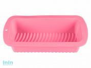 Форма для выпечки, силиконовая, прямоугольная, 27 х 13.2 х 6.5 см, розовая, PERFECTO LINEA