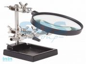 Держатель <Третья рука> с лупой х3, D=60 мм REXANT