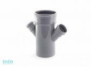 Крестовина для внутренней канализации  110/50/50х45 РосТурПласт (Крестовина 110х50х50х45)