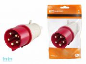 Вилка 015 3Р+РЕ+N 16А 380В IP44 TDM