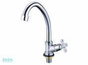 Кран водоразборный на гайке 1/2, поворотный излив JIK1-A102-A-4X (4 шт. в уп.) SOLONE (Смеситель цинковый, Гарантия 1 год) (G.LAUF)