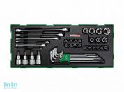 Набор-сет торцевых головок и ключей 40предм. TOPTUL (GTB4006)