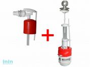 Арматура шток хром, бок.подводка, ИнкоЭр (И - СБа-БпрН-А-М Р)