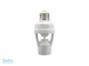 Датчик движения PMS-IR 045 60Вт Е27 360° 6м  IP20 WH Jazzway