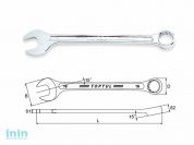 Ключ комбинированный 26мм 15° TOPTUL (AAEX2626)