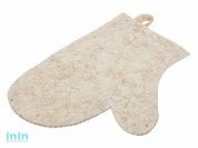 Рукавица для бани, HOT POT из войлока