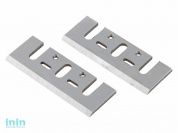 Нож для рубанка 82 мм WORTEX затачиваемый (2 шт. в упаковке)