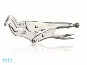 Зажим-клещи с изогнутыми узкими губками 215мм TOPTUL (DMAD1A09)