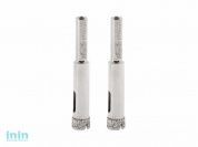 Коронка алмазная  d 8мм по стеклу и керамике 2шт. GEPARD (GP2076-08) (сверло алмазное трубчатое, 2шт)