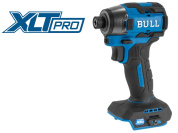 Аккум. ударный гайковерт/винтоверт BULL CID 2218 в кор. XLTpro, SOLO, БЕСЩЕТ., 18 В, 220 Н*м (LED 360°, 8 режимов работы, память режима, защита от перегрузки/перегрева) БЕЗ БАТАРЕИ